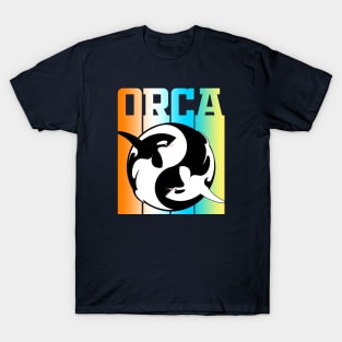 Funny Vintage Retro Orca Gift T-Shirt